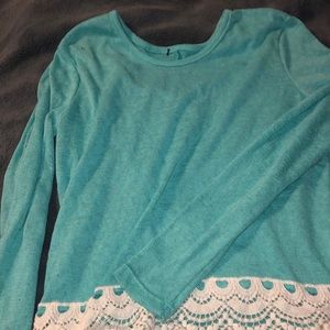 cute green long sleeve